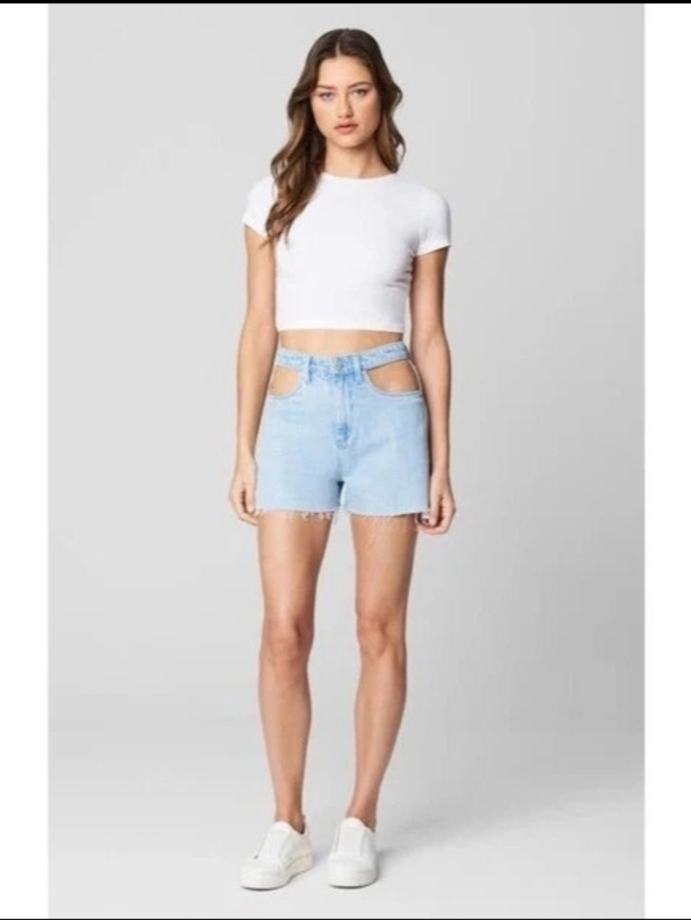Blank NYC Blank Cutoff High Waisted Shorts